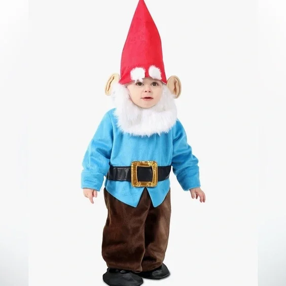 Baby/Toddler Littlest Garden Gnome Costume, 12 to 18 Months gnome sleepy dwarf - Picture 2 of 5